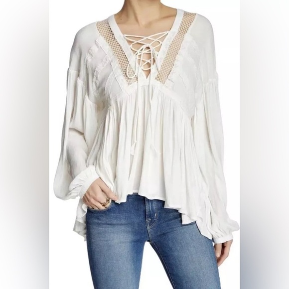 Free People Don’t Let Go Blouse - Picture 1 of 8
